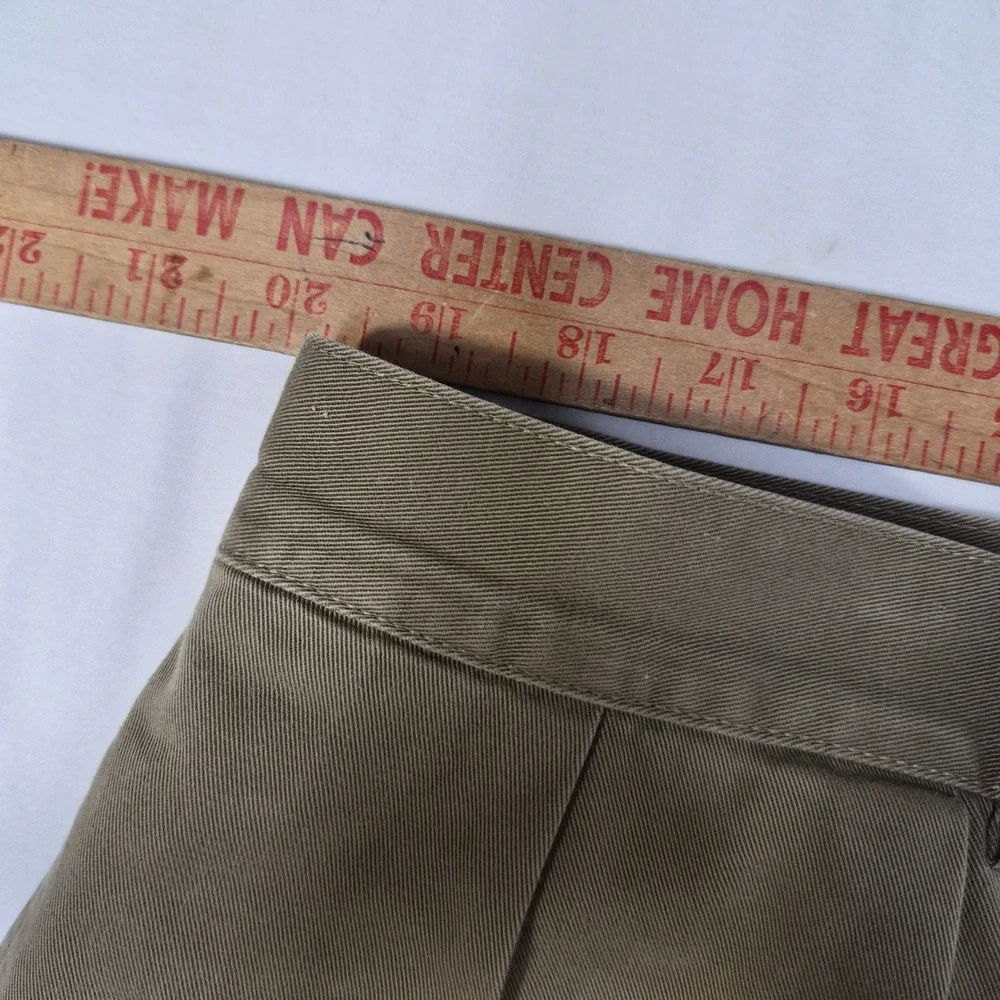 Polo Ralph Lauren Tyler Short Mens‎ 40 Khaki Pleated Chino Cotton Twill 8.5